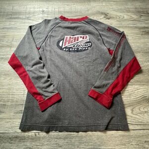 Lee Pipes Haro Bike Gear Shirt Boys M Grey Red Long Sleeve Vintage 90s BMX Skate